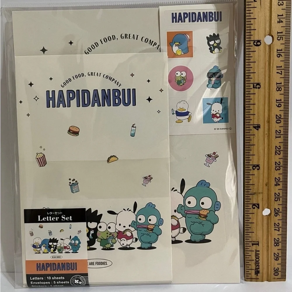 Sanrio Boys-Hapidanbui Letter Set